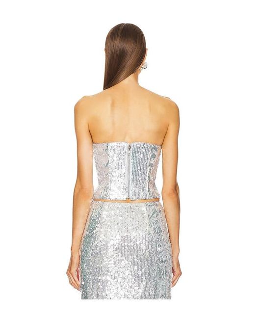 Michael Costello White X Revolve Seona Top