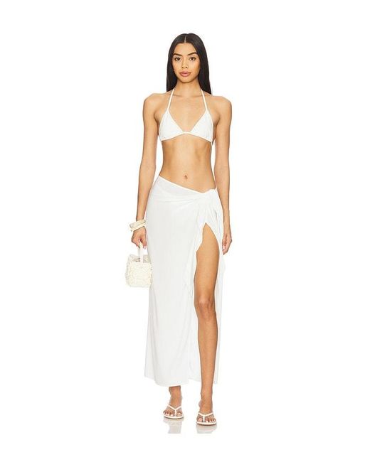 LSPACE White Portela Sarong