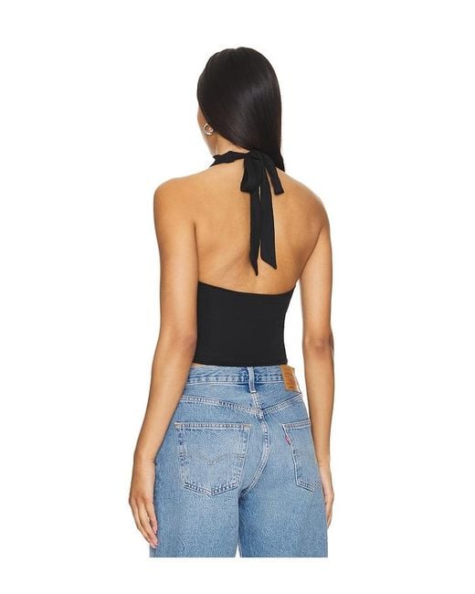 superdown Blue Jessalyn Halter Top