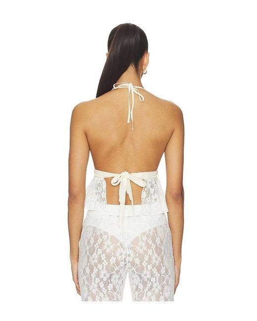 MY BEACHY SIDE White Iris Top