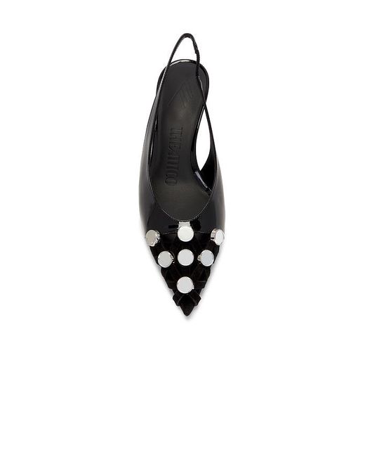 The Attico Black Fiona 50Mm Slingback