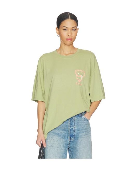 Junk Food Green Grateful Dead Tour 1987 Tee for men