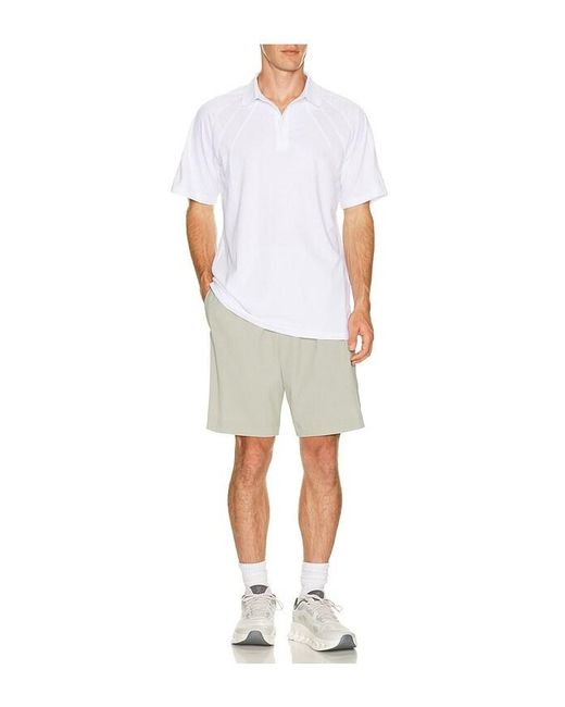 Students Golf White Arndt Short Sleeve Polo Shirt for men