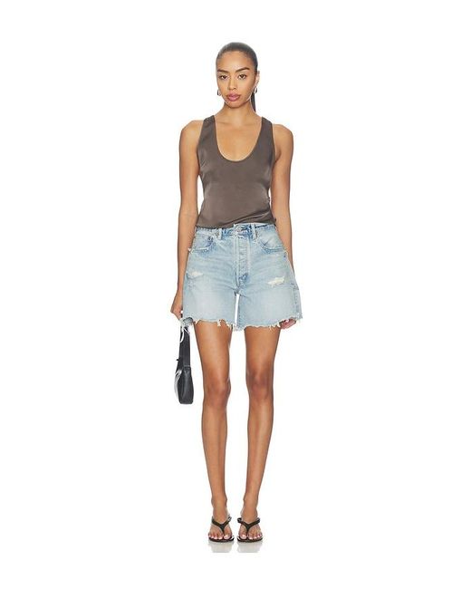 Moussy Blue Mckendree Long Shorts