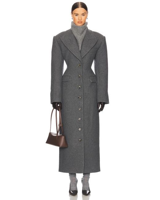 Helsa Italian Wool Blend トップコート Gray