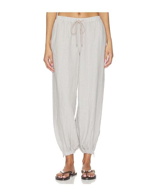 L'Agence White 'Agence Mariko Jogger With Zipper