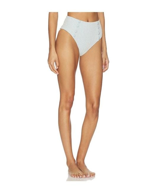 Devon Windsor White Malia Bikini Bottom