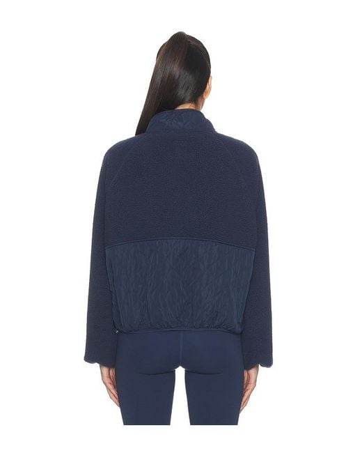 P.E Nation Blue Technique Quilt Jacket