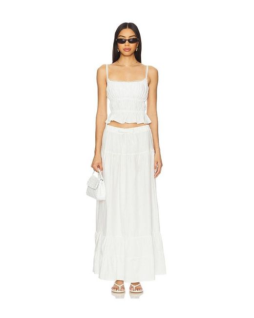 Peixoto White Amelia Top