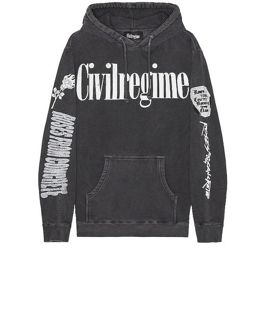 Civil Regime Rose Reaper Classic Independent Hoodie in Black for Men Lyst