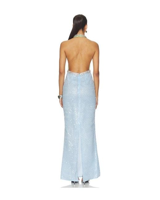 retroféte White Pixi Embroidered Dress