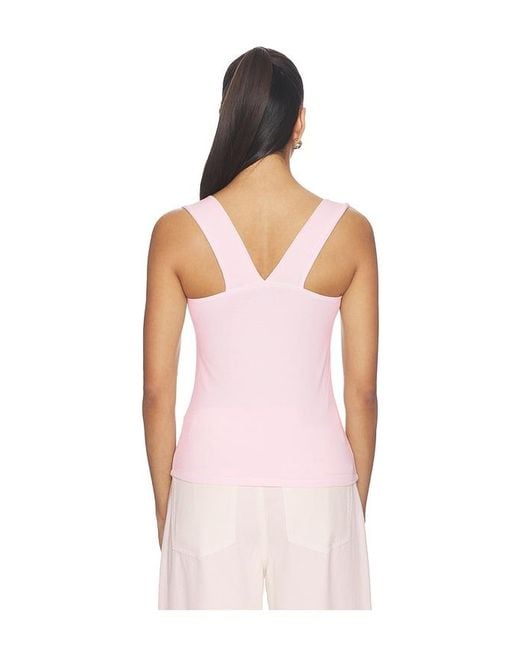 Michael Lauren Pink X Revolve Bosco Snap Front Tank