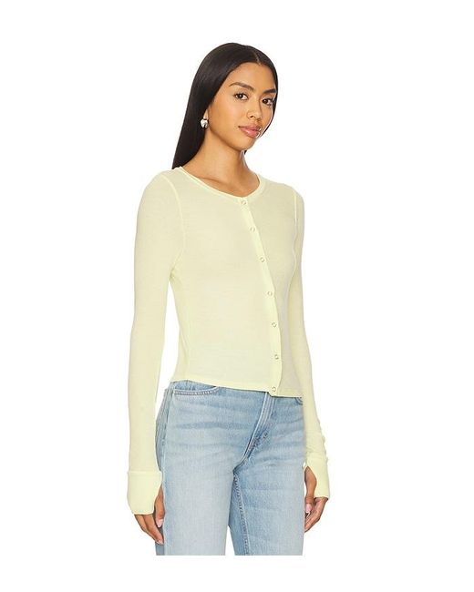 Michael Lauren Blue Vesca Snap Front Tee