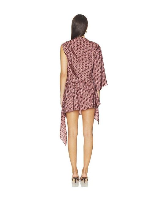 L'academie Red 'Academie Chantelle Mini Dress