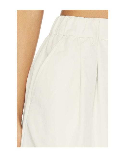 Varley White Tansy Woven Short