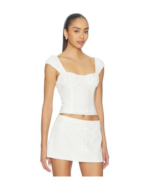 BY.DYLN White Aisha Top