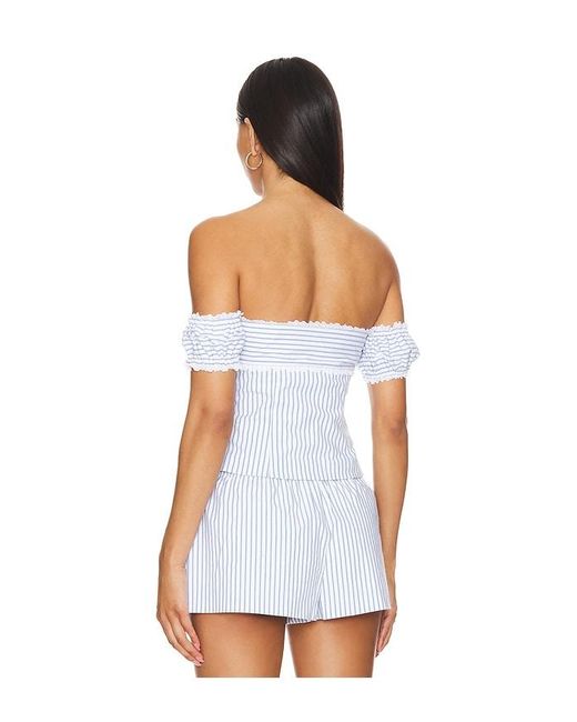MAJORELLE White Cynthia Top