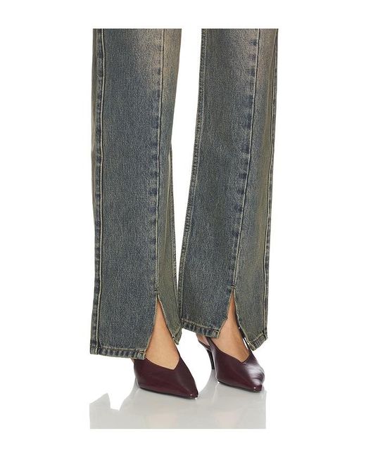 Mimchik Blue Split Hem Jean