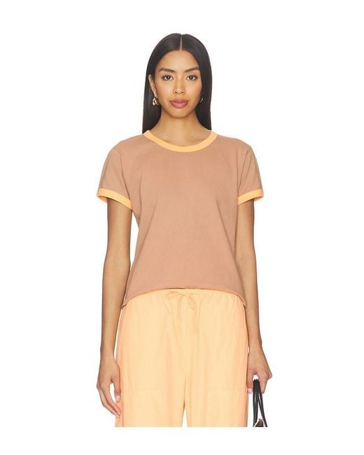 Leset Natural Margo Ringer Tee