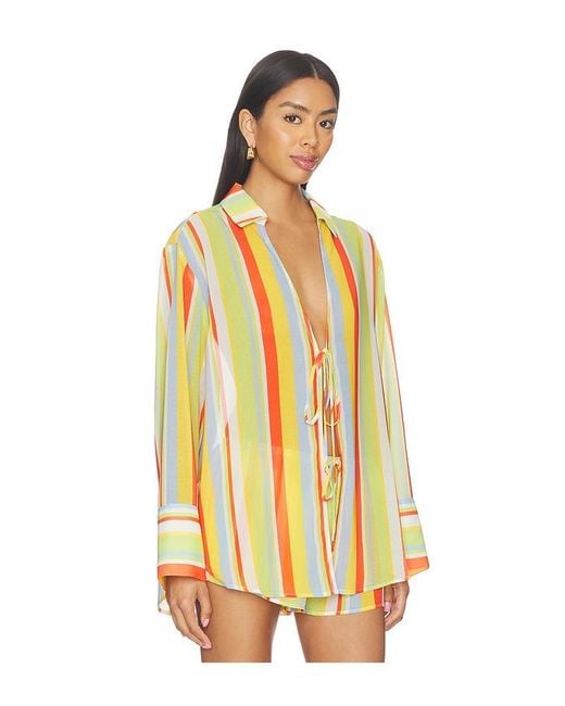 Solid & Striped Yellow The Jaclyn Tunic