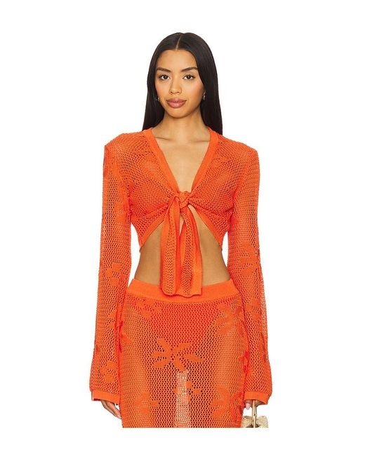 SNDY'S Orange Terra Reversible Top