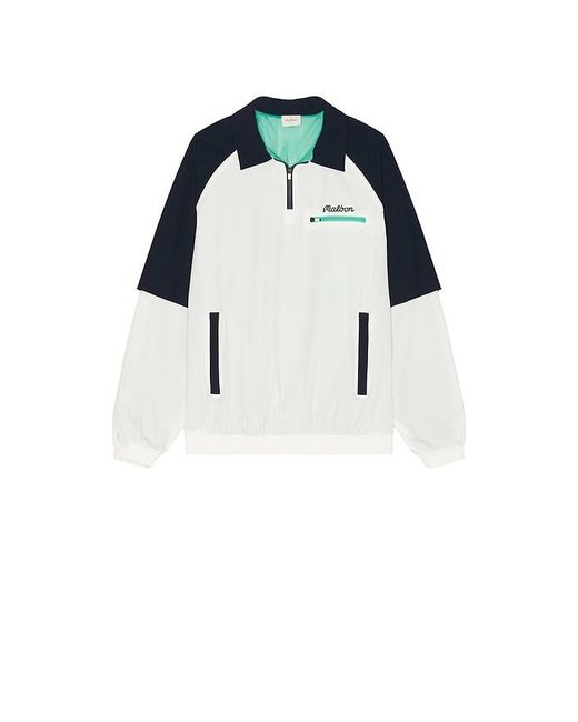 Malbon White Marina Windshirt for men