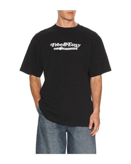 The Hundreds Black X Free & Easy Adam Bomb T-Shirt for men