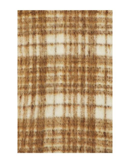 GUIZIO Natural Quilted Plaid Jacket