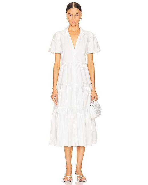 Brochu Walker White Havana Dress