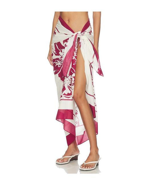 FAVORITE DAUGHTER White The Vintage Floral Pareo