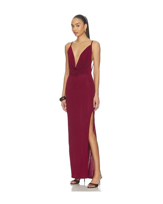 SNDY'S Red Joy Maxi Dress