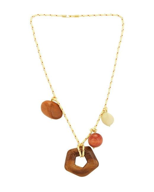 Collar En Color Amarillo Talla Timeless Pearly de color White