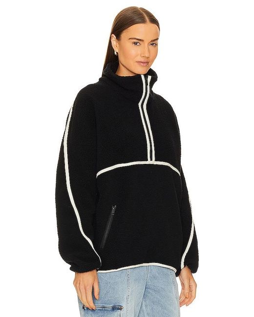 Lamarque Black Helsa Fleece Jacket