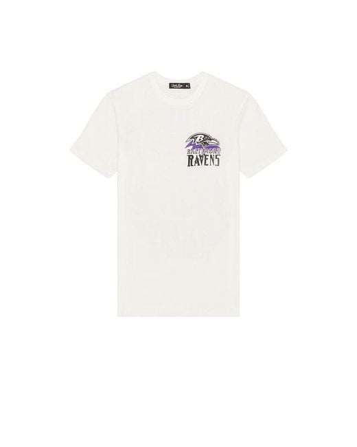 Junk Food Multicolor Ravens City Edition Vintage Tee for men