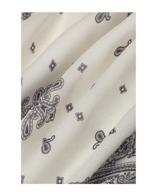 Halo White Split Bandana Top