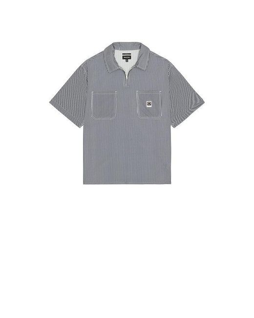 Brixton Gray Journey Lightweight Woven Shirt for men