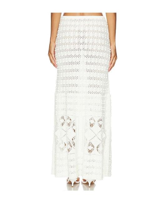 Tularosa White Jagger Skirt