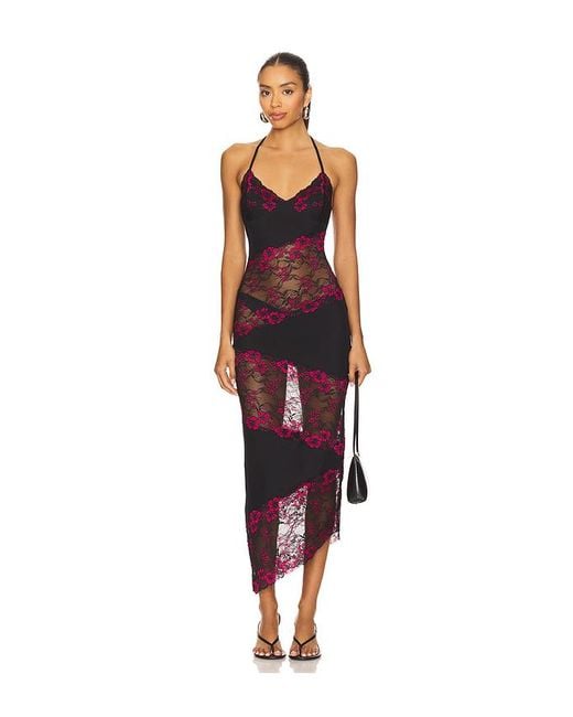 I.AM.GIA Red Paloma Midi Dress