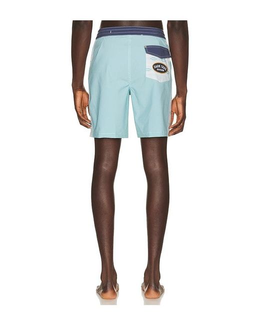 Dark Seas Blue Rincon Boardshort for men