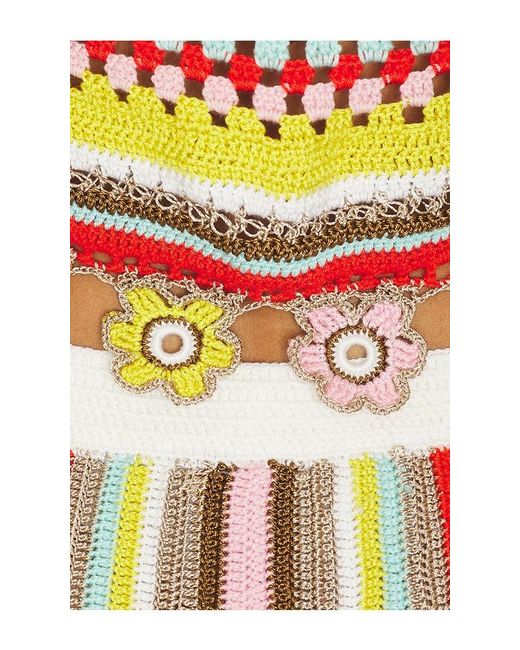 MY BEACHY SIDE Multicolor Noa Hand-Crocheted Top
