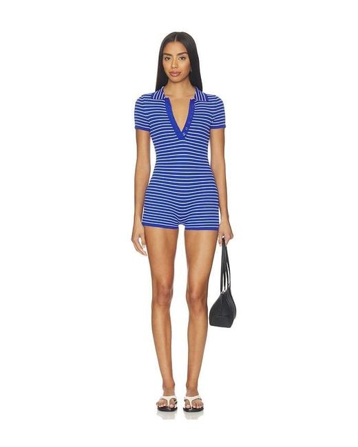 MORE TO COME Blue Clementine Romper