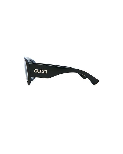 Gucci Green Aviator Sunglasses