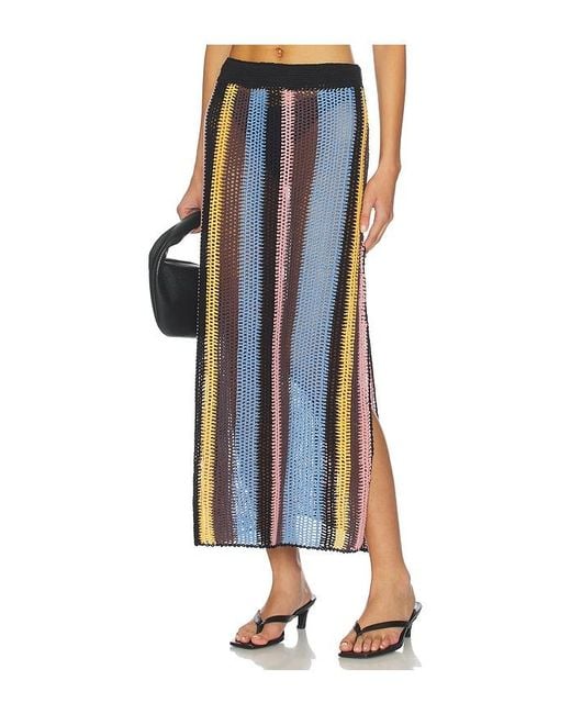 Agua Bendita Blue Cyprus Skirt