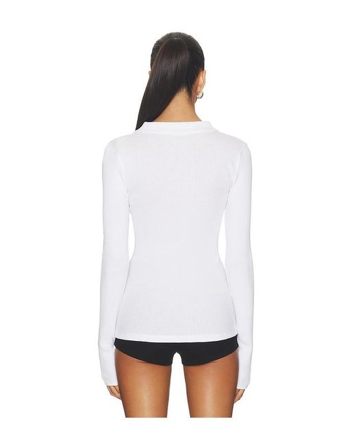 OperaSPORT White Aria Seamless Top