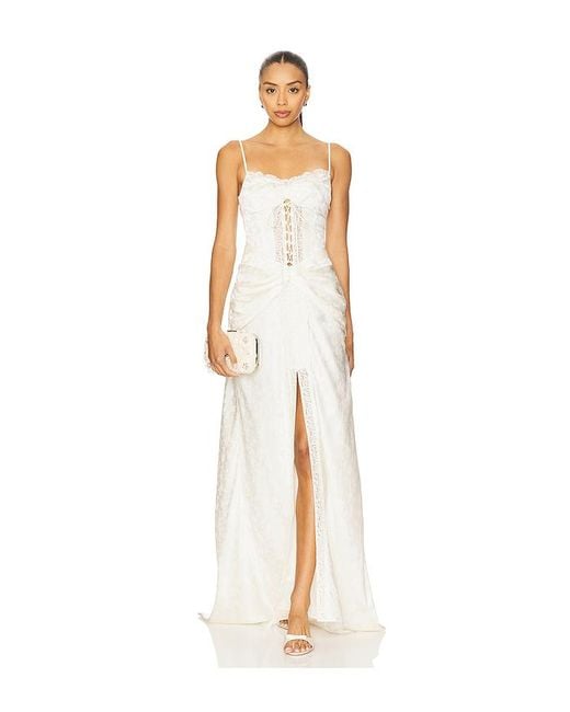 For Love & Lemons White Ophelia Gown