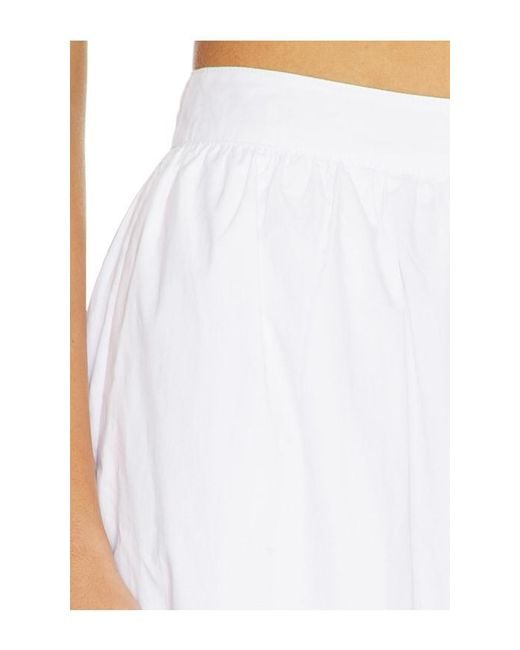 ROTATE BIRGER CHRISTENSEN White Balloon Pleated Pants