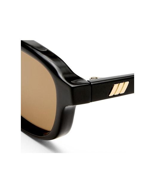 Le Specs Black Honey Pot Sunglasses