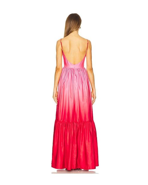 SAU LEE Red Nova Gown