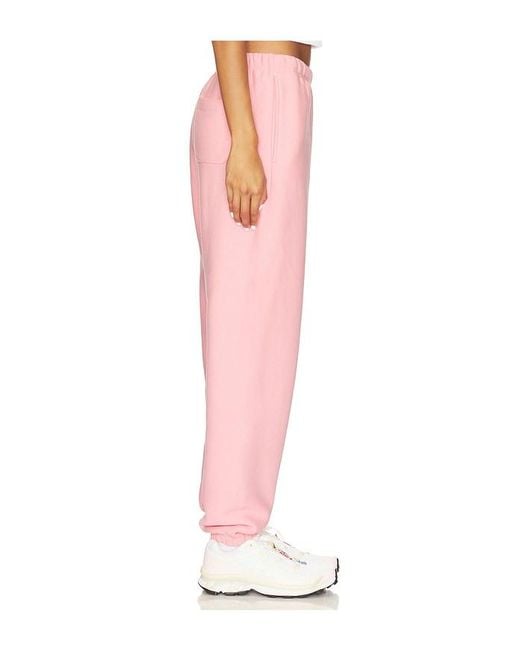Champion Pink Essentials Reverse Weave Cinched Bottom Sweatpant