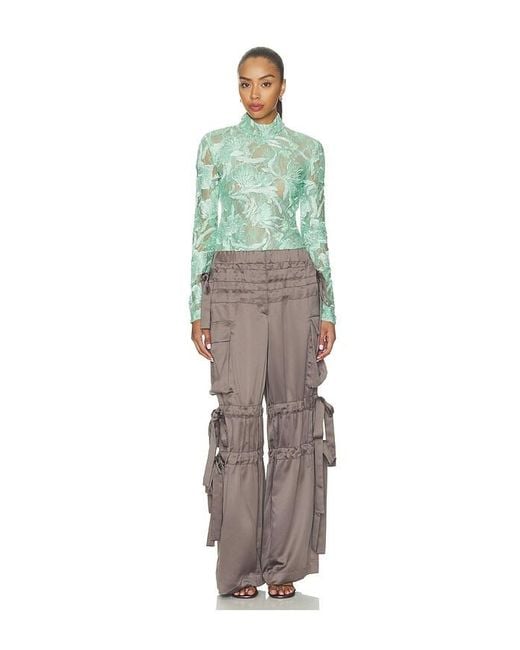 AKNVAS Brown Odin Satin Trousers